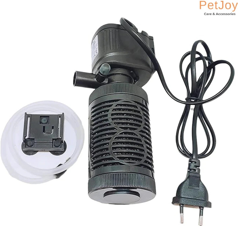PetJoy 15W Aquarium Filter, Low Power Consumption, Oxygen Filtration, Keep Water Fresh, Power Aquarium Filter(Mechanical Filtration for Salt Water and Fresh Water)