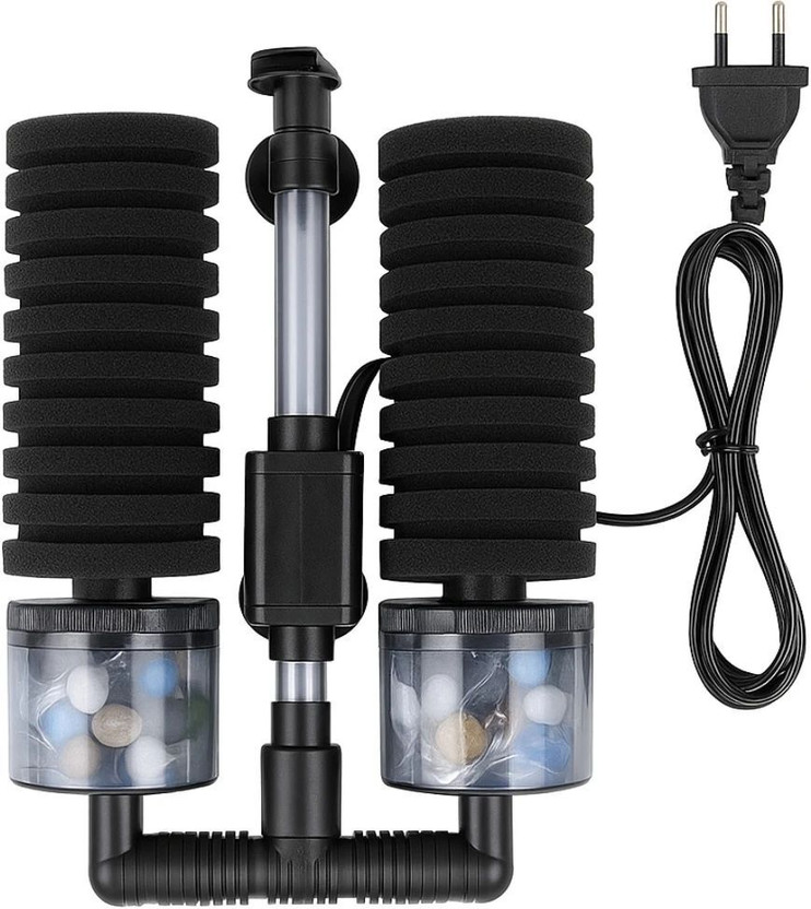QUICK SERVICE SB-3822B Power Aquarium Filter(Biological Filtration for Salt Water and Fresh Water)