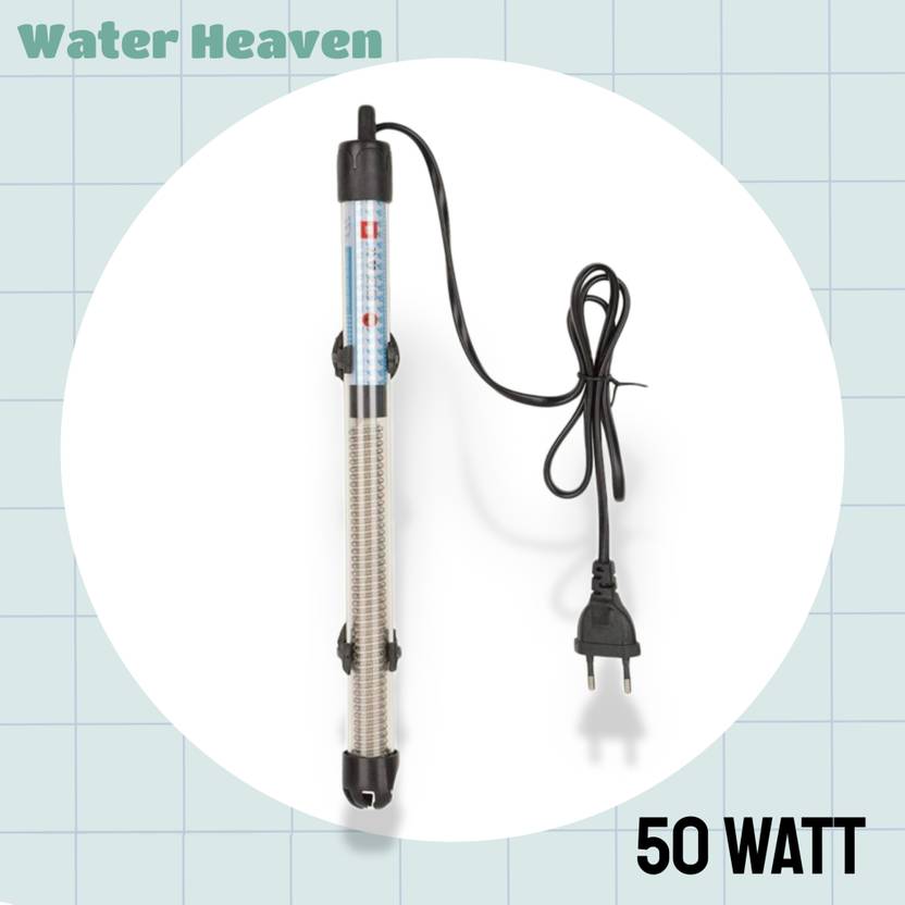 water heaven 50 watt Submersible Aquarium Immersion Heater Price in India Buy water heaven 50