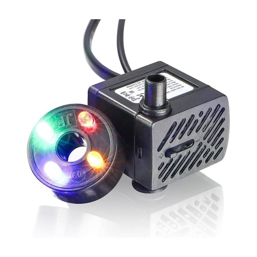 APMs APMs 3w Submersible Fountain Aquarium Pond Spare Replacement Pump with 4 LED Water Aquarium Pump(182 cm) - Flipkart Deal