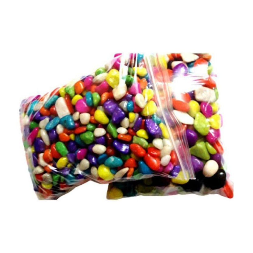 KOKIWOOWOO KOKIWOOWOO Fish Aquarium Multicolour Stone (1 Kg) River Rock Unplanted Substrate(Multicolor, 1 kg) - Flipkart Deal