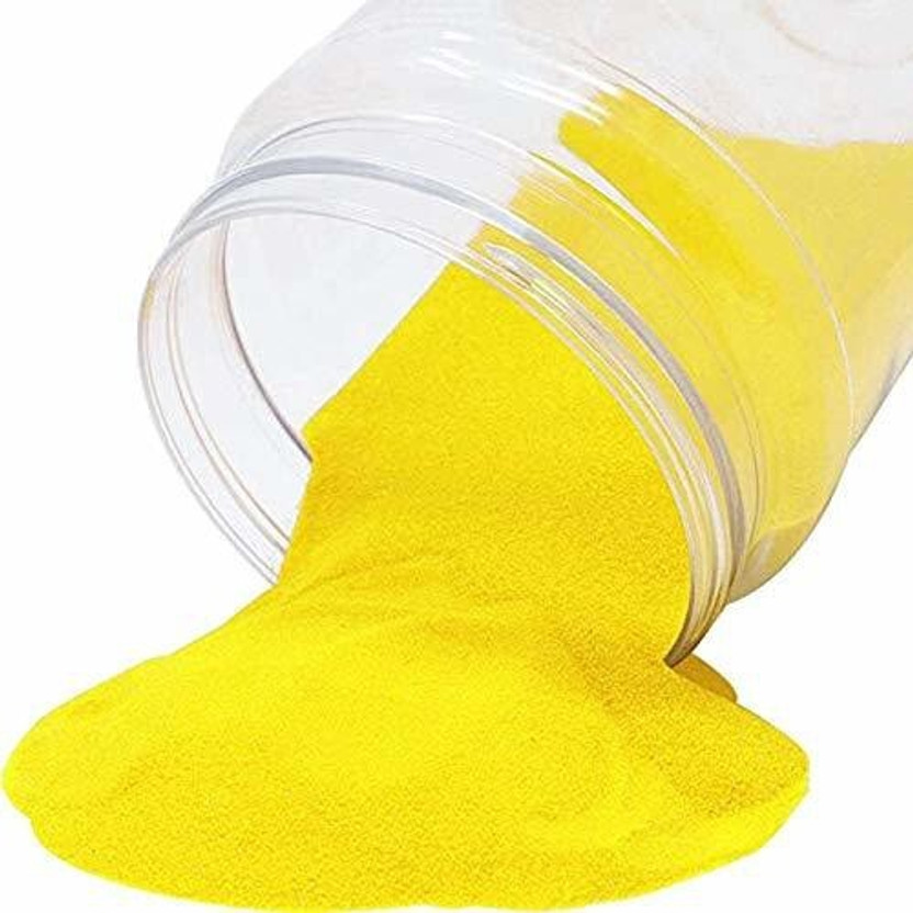 PIKVY PIKVY Natural Aquarium Yellow Sand for Lawn, Garden, Plants, & Aquarium Décor Sand Unplanted Substrate(Yellow, 2 kg)