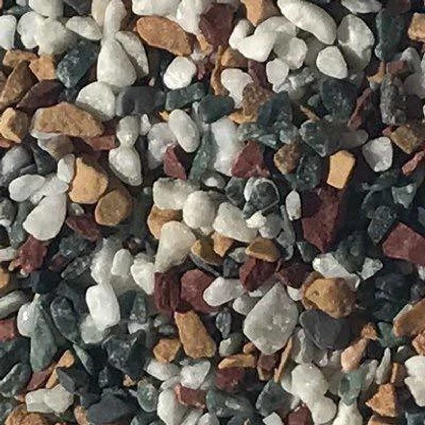 VANNEF Decorative Multicolor Marble Chips For Aquarium Home Garden & Decoration Gravel Unplanted Substrate(Multicolor, 1 kg)
