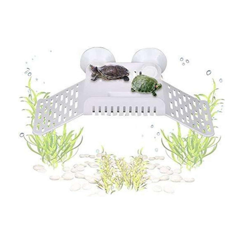 PetJoy Turtle Basking Platform Ladder Bridge for Turtle Floating Aquarium Climbing Ramp Aquarium Tool