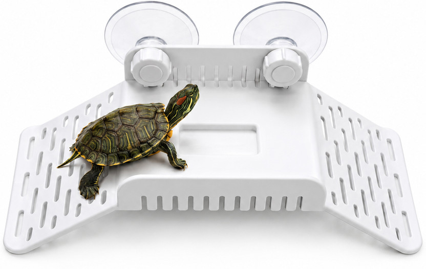 PetJoy Turtle Basking Platform Ladder Bridge for Turtle Floating Aquarium Climbing Ramp Aquarium Tool