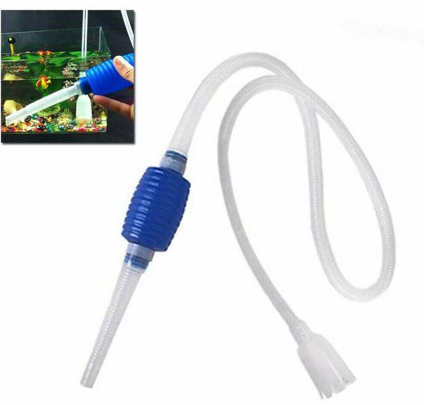 HOIVA (Pack of 1) Aquarium Fish Tank Vacuum Gravel Water Filter Siphon