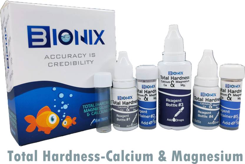 BIONIX Total Hardness,Calcium & Magnesium Test Kit. Aquarium Tool Price