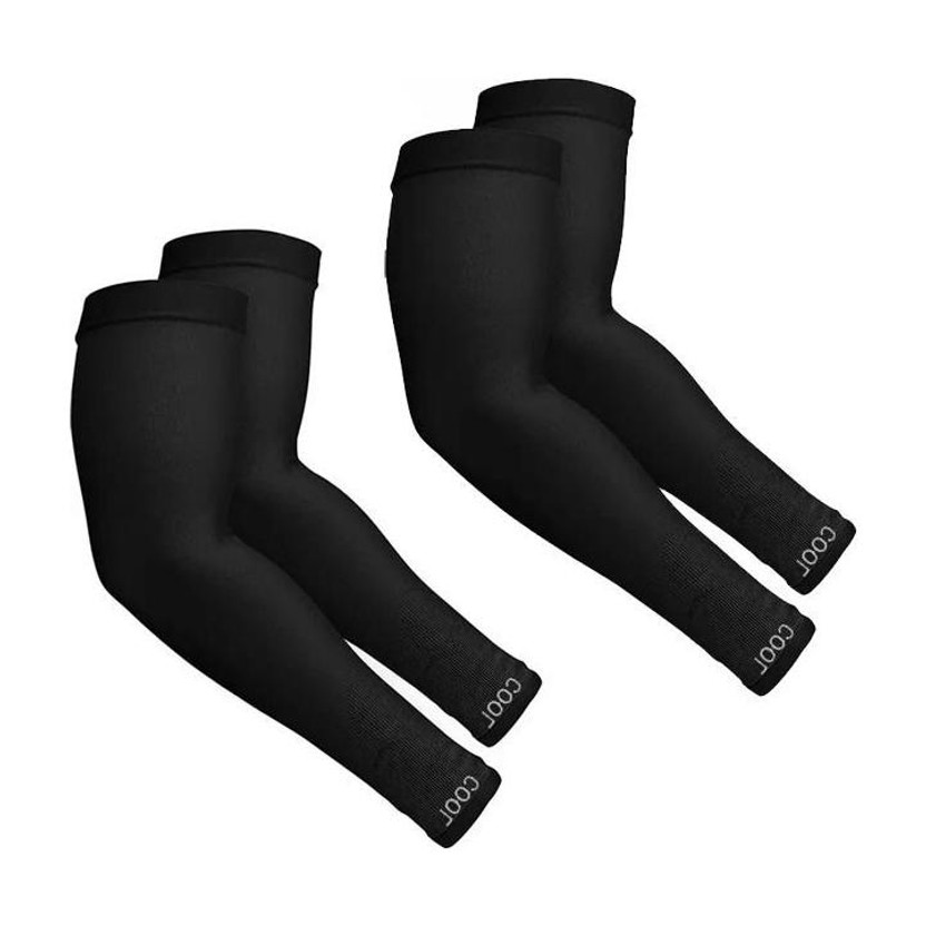 GSINVENTORY Cotton Arm Sleeve For Men & Women With Tattoo(Free, Black)