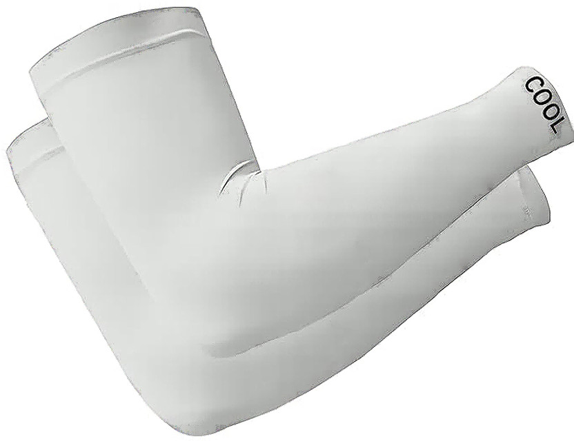 xoalt Cotton Arm Sleeve For Boys & Girls(Free, White)