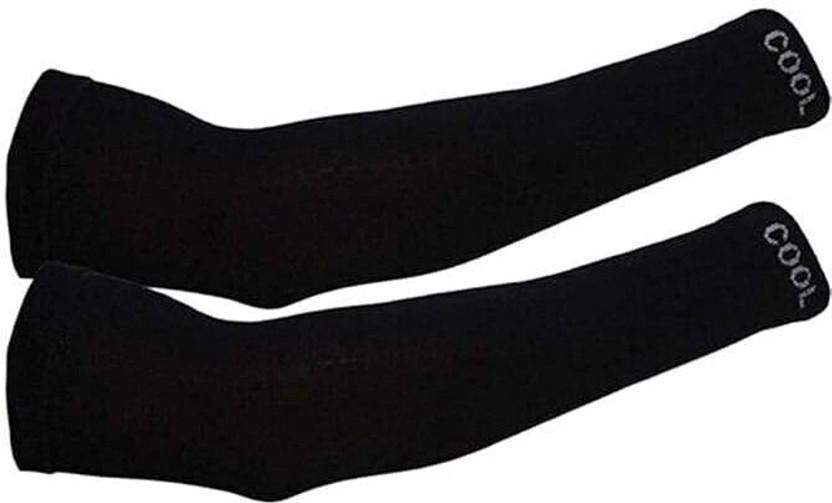 JusAwesm Cotton Arm Sleeve For Boys & Girls(Free, Black)