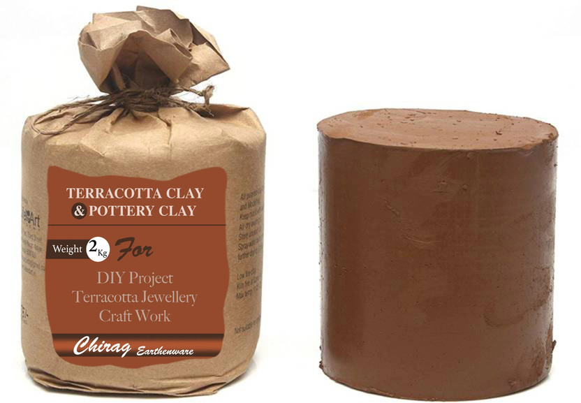 Chirag Enterprise teracota-2kg Art Clay(2 kg)