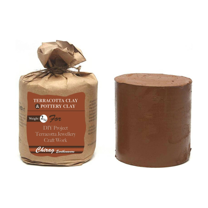 Chirag Enterprise teracota-2kg Art Clay(2 kg)