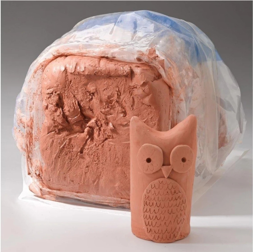 Saki Redolence Premium Terracotta Clay Dough for Sculpting, Modeling, Ganpati Idol-Making Art Clay(5 kg)