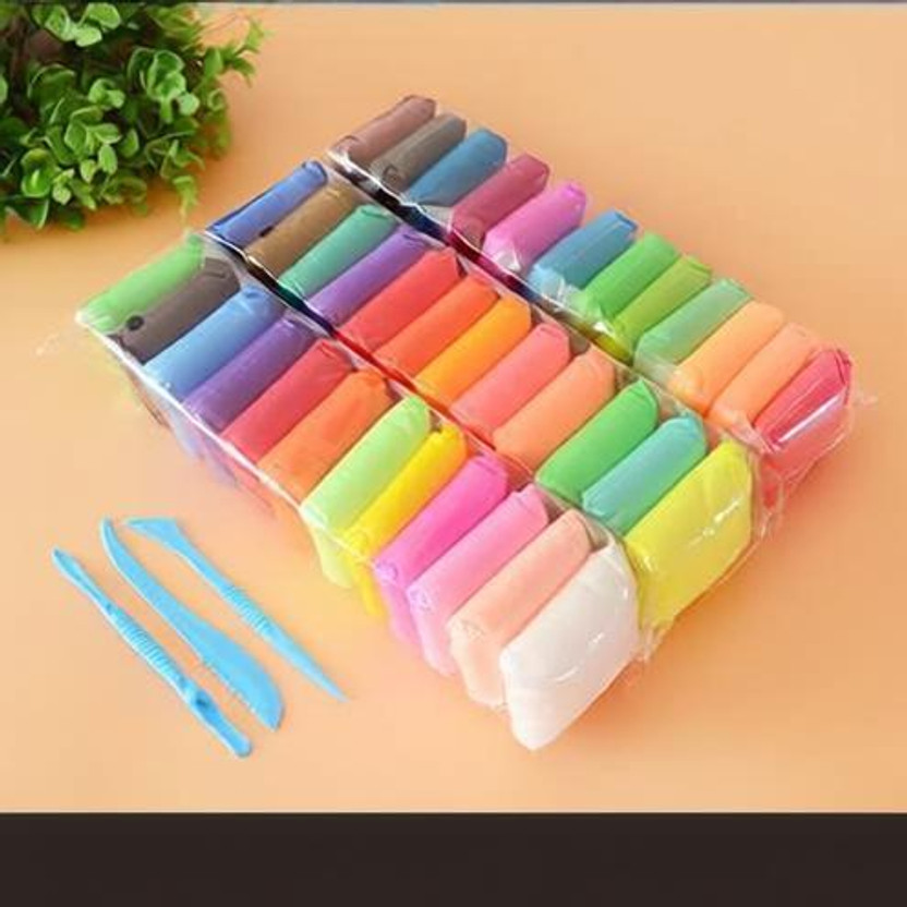 Eclet 12 Air Dry Clay Colorful Children Soft Clay, Creative, Non-Toxic Art Clay Art Clay(350 g)
