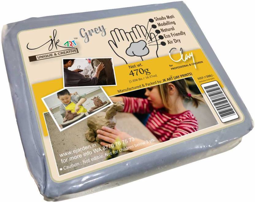 JK Art Natural, Terra Cotta, Shadu clay for Figurines, Modelling