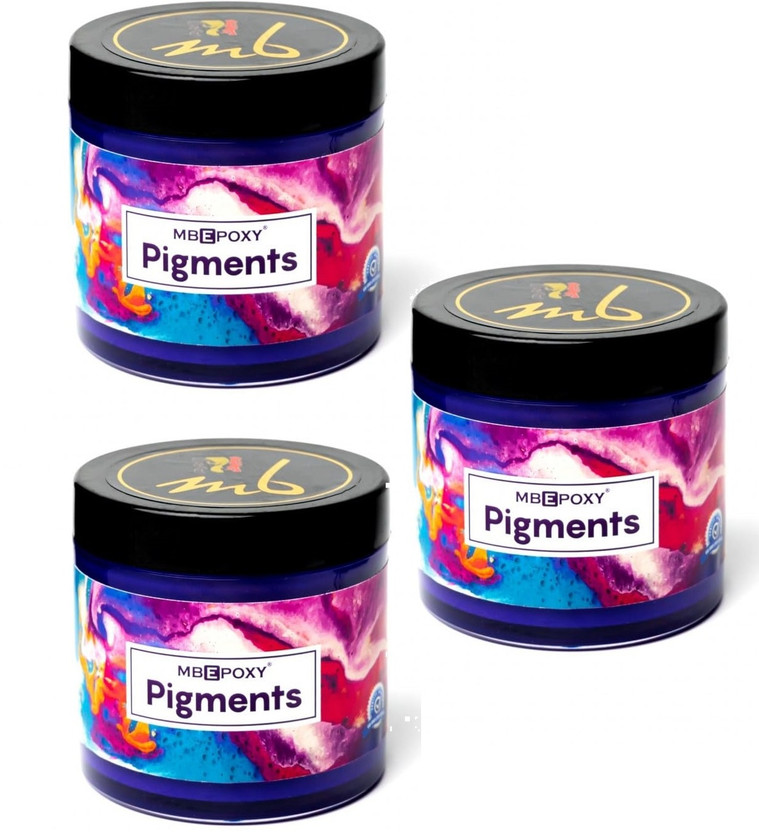 MBEPOXY Epoxy Resin Crystal Clear for Art & Crafts Pigments Epoxy-Violet - Pack of 3