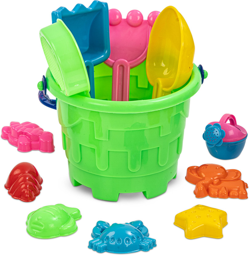 baybee Sand Castle Building Beach,Activity Play Toys Set for Kids | (12PCS) Assorted