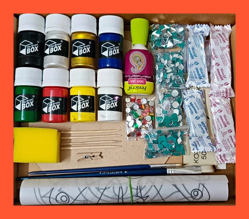 the brown box Lippan Art Kit for Adults - DIY Craft for Girls Aged 10-15