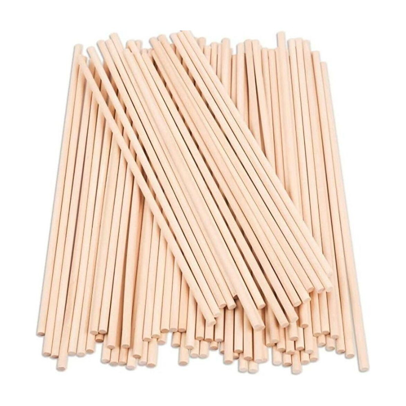 Royals 100PC Thick 8Inch Wooden Craft Stick