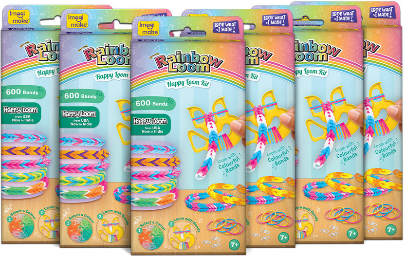 Imagimake Imagimake Happy Loom Kit |DIY Return Gift - Pack of 6 |Kit for Girls Age 7+ - Flipkart Deal