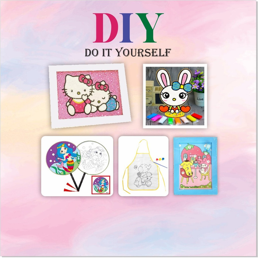 Flipkart ShrivaEnterprise DIY Art & Craft Kit for Kids | 5 in 1 Creative Activity Set for Boys & Girls - Flipkart Deal