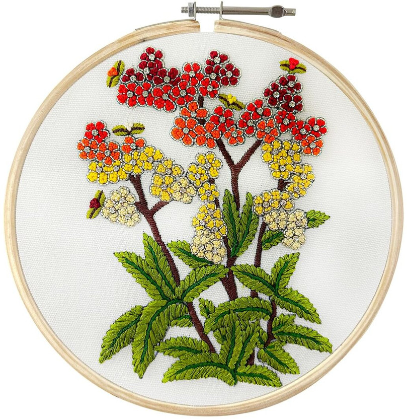 Flipkart Embroiderymaterial Cross Stitch Embroidery Kit For Beginners Adults & Kids With Flower Bunch Design - Flipkart Deal