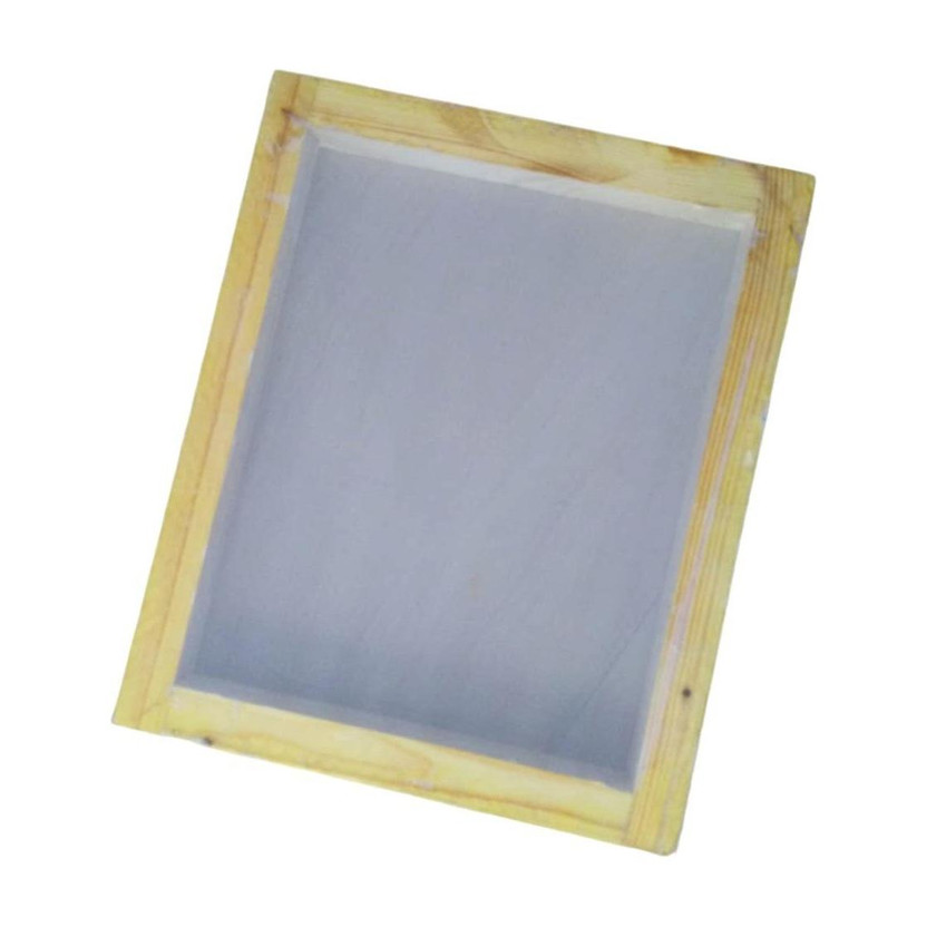 crm Wooden Screen Printing Frame With Mesh (8 x 10 Inch) A4 Size Premium Quality