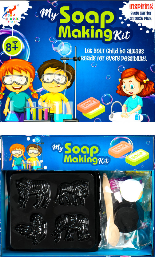 DANDLES Fun Classic Soap Making Activity Kit for Boys & Girls