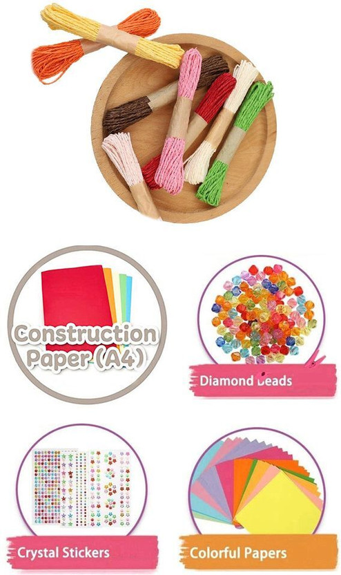 Crafts Haveli Art Supplies for Kids Craft Art Kit for Boys Girls School Project #100