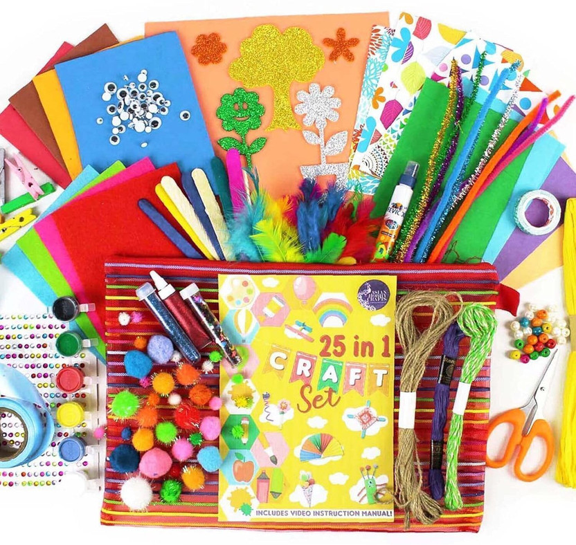 ASIAN HOBBY CRAFTS Assorted Art and Craft Kit for Kids