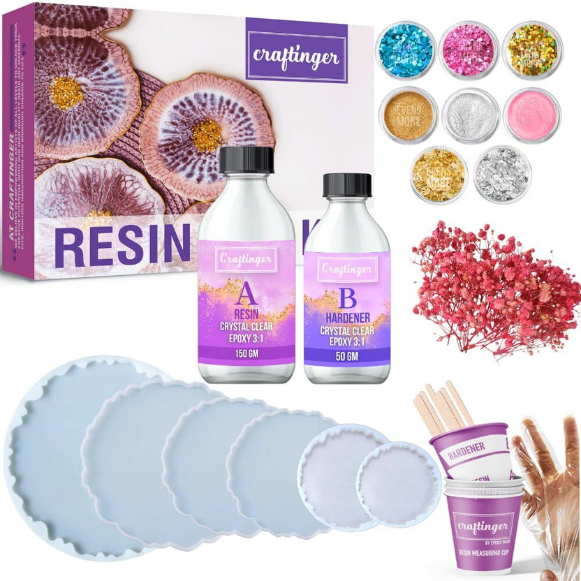 Craftinger Resin Art Kit for Adults & Beginners
