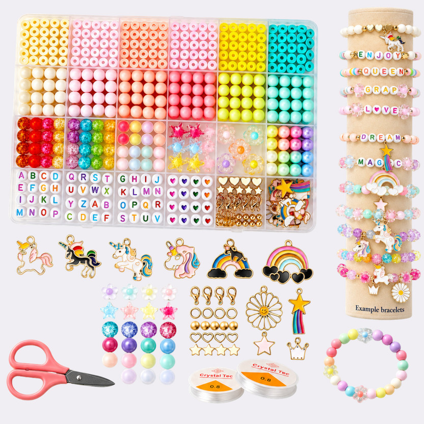 ASTRAVELLON ASTRAVELLON DIY Craft Activity Bracelet Making Kit for Hobby Crafting with Design Pieces - Flipkart Deal