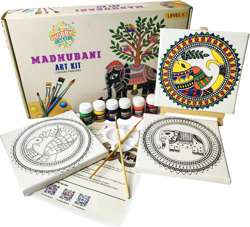 Hobby Hobby Nest Madhubani Art Kit L1 - Flipkart Deal
