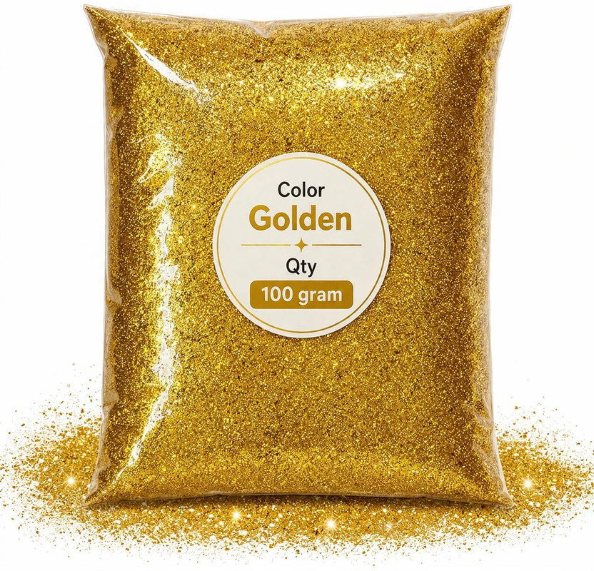 ASIAN ASIAN HOBBY CRAFTS Powder, Golden - 100gram - Flipkart Deal