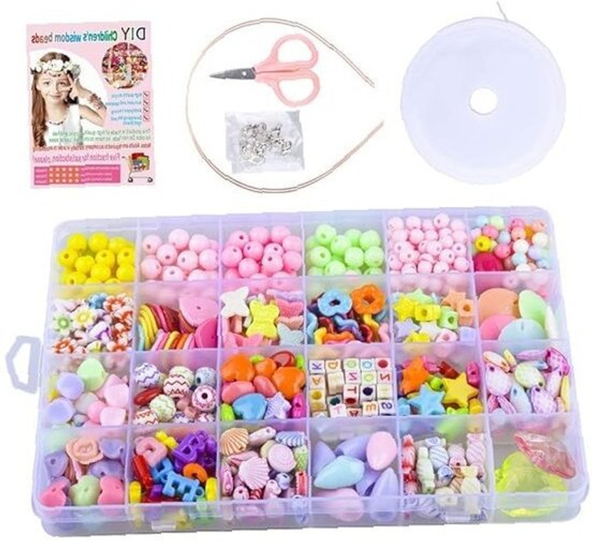 Vervita Jewelry Bracelet Making Kit for Girls Kids,Necklace,Hairband Rings Craft ZR01
