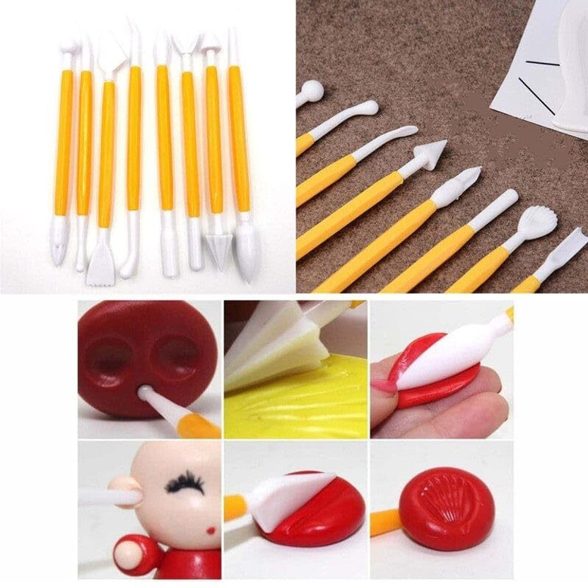 MALIRAJ MALIRAJ 8 PC Plastic Modelling Clay Tools Set - Ideal for Sculpting - Flipkart Deal
