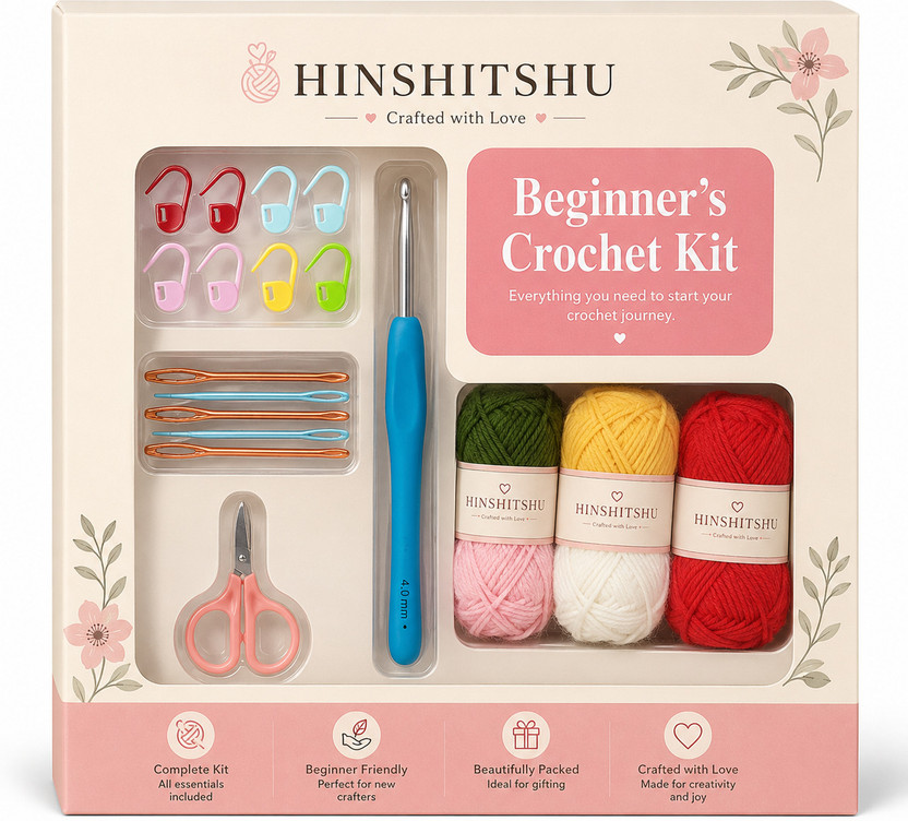 hinshitshu Beginner Crochet Starter Kit