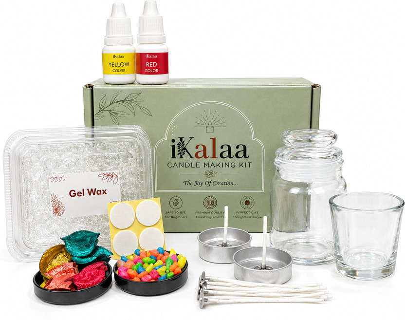IKALAA Gel wax candle making kit(small)