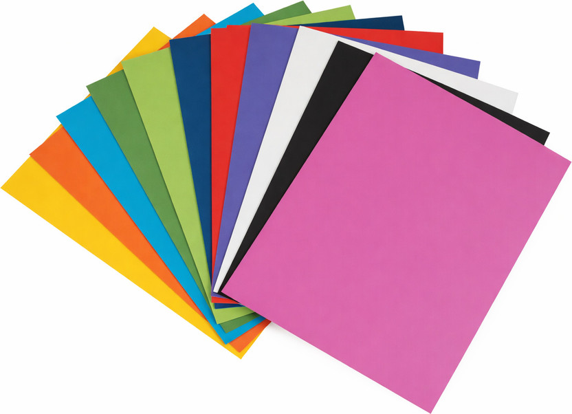 manrish EVA Foam Sheets Set of 10 Multicolour for Kids Crafts & Decorations