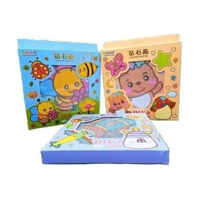 Eclet DIY Diamond Crystal Painting Kit for Kids Complete 5D Bead Art & Craft Set