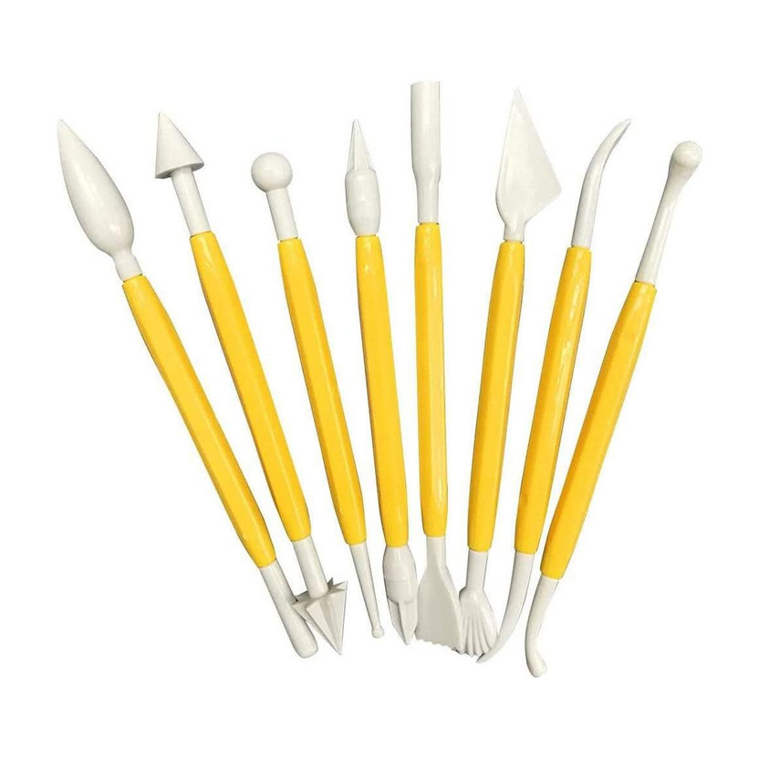 IKIS IKIS Sculpture Tools, Clay Modelling Tools,8 Pcs DIY Hand Sculpting Kit for Embossing Art, Nail Art Painting Shaping Embossing Tool - Flipkart Deal