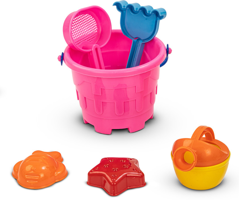 baybee Sand Castle Building Beach,Summer Fun Activity Play Toys Set for Kids | 6PCS