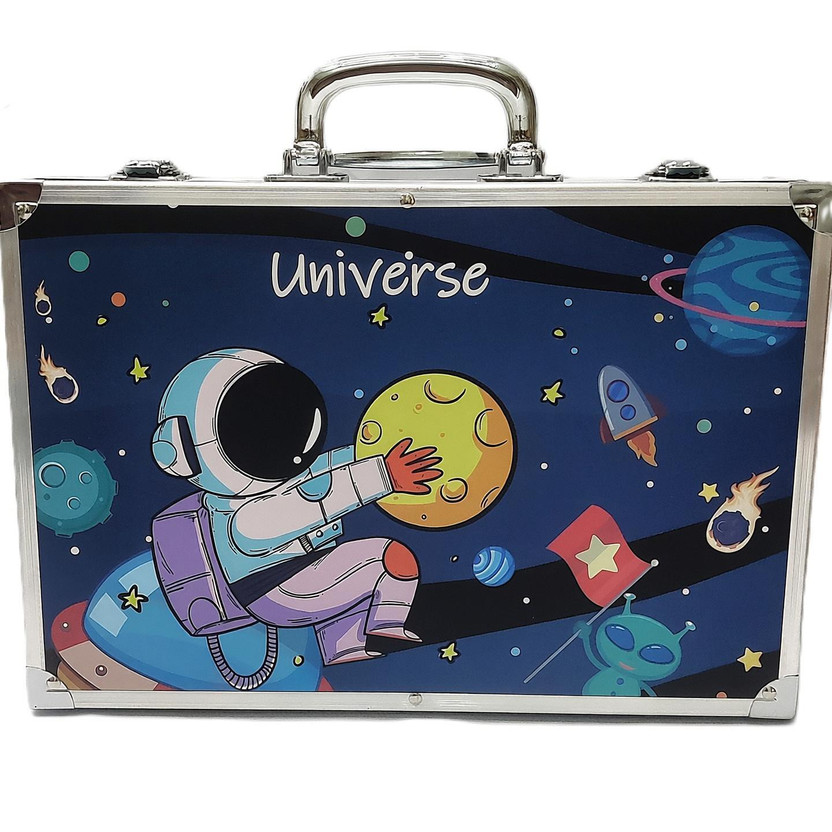 Shivalik Enterprises Space Drawing 145 Pcs Art & Craft Suitcase for kids