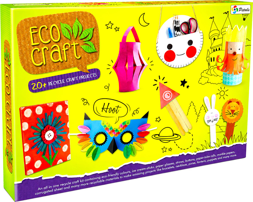 Arka Arka Eco Craft, Recycle Craft, DIY Kit, Art & Craft, Activity Kit, Kids Learning Kit - Flipkart Deal