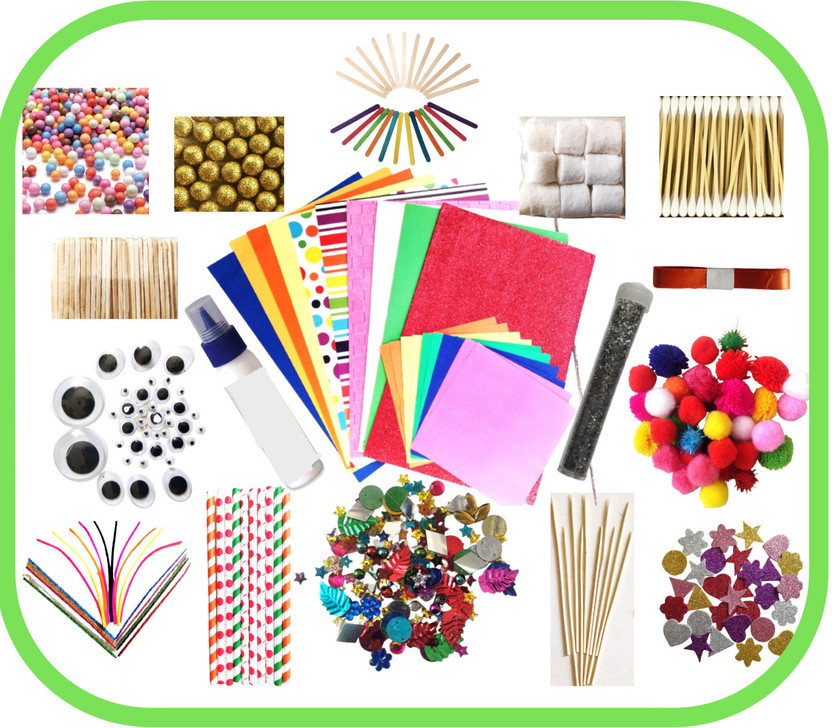 hobbyhut DIY Art and Craft Kit - 20 in 1 craft items for kids