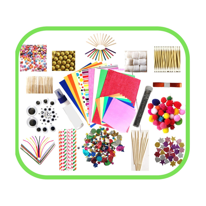 hobbyhut 20-in-1 DIY Art & Craft Activity Box for Kids