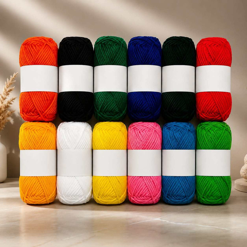 Aaravonlinehub Multicolor Thread(10 m Pack of12)