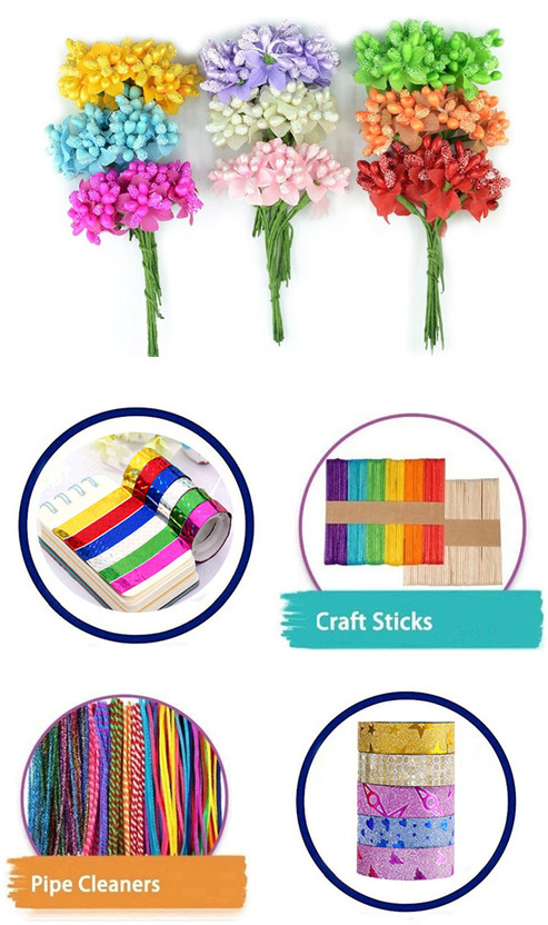 Sharum Sharum Crafts Art Supplies for Kids Craft Art Kit for Boys Girls School Project #SE127 - Flipkart Deal