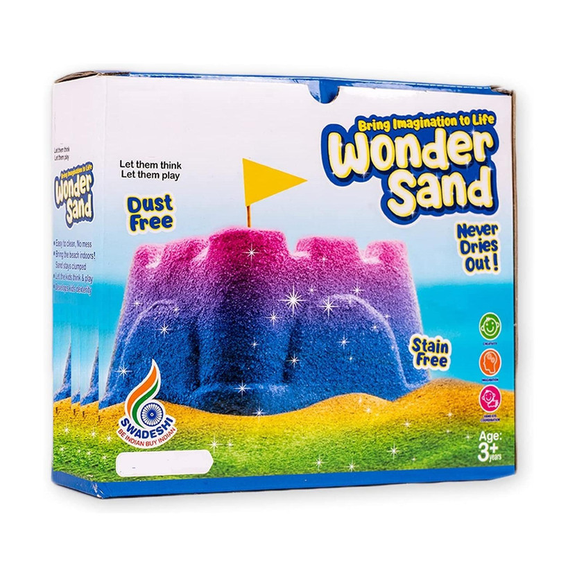 ARNIYAVALA ARNIYAVALA Wonder Sand 1000 Grams for Play. Smooth Sand for Kids, Two Big Moulds Inside - Flipkart Deal
