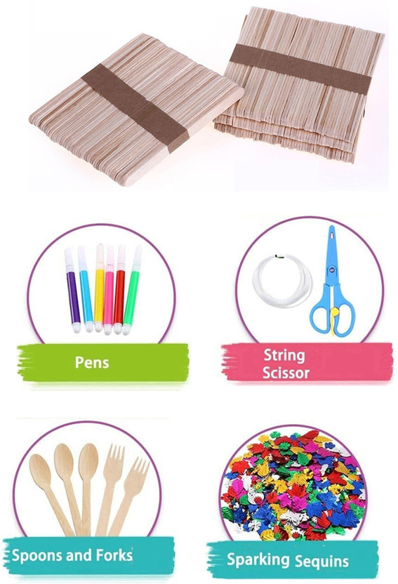Crafts Haveli Art Supplies for Kids Craft Art Kit for Boys Girls School Project #091